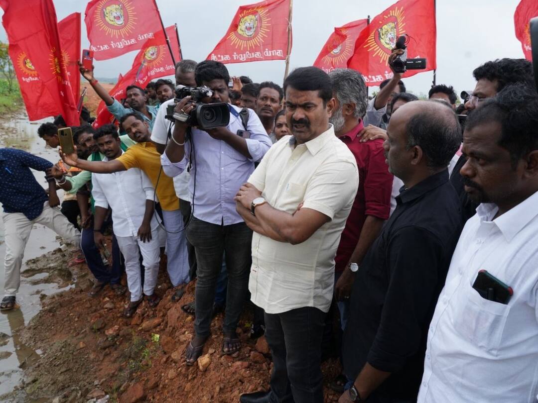 மணல் கொள்ளைக்காக திருவையாறு புறவழிச்சாலை அமைக்கப்படுகிறது - சீமான் குற்றச்சாட்டு