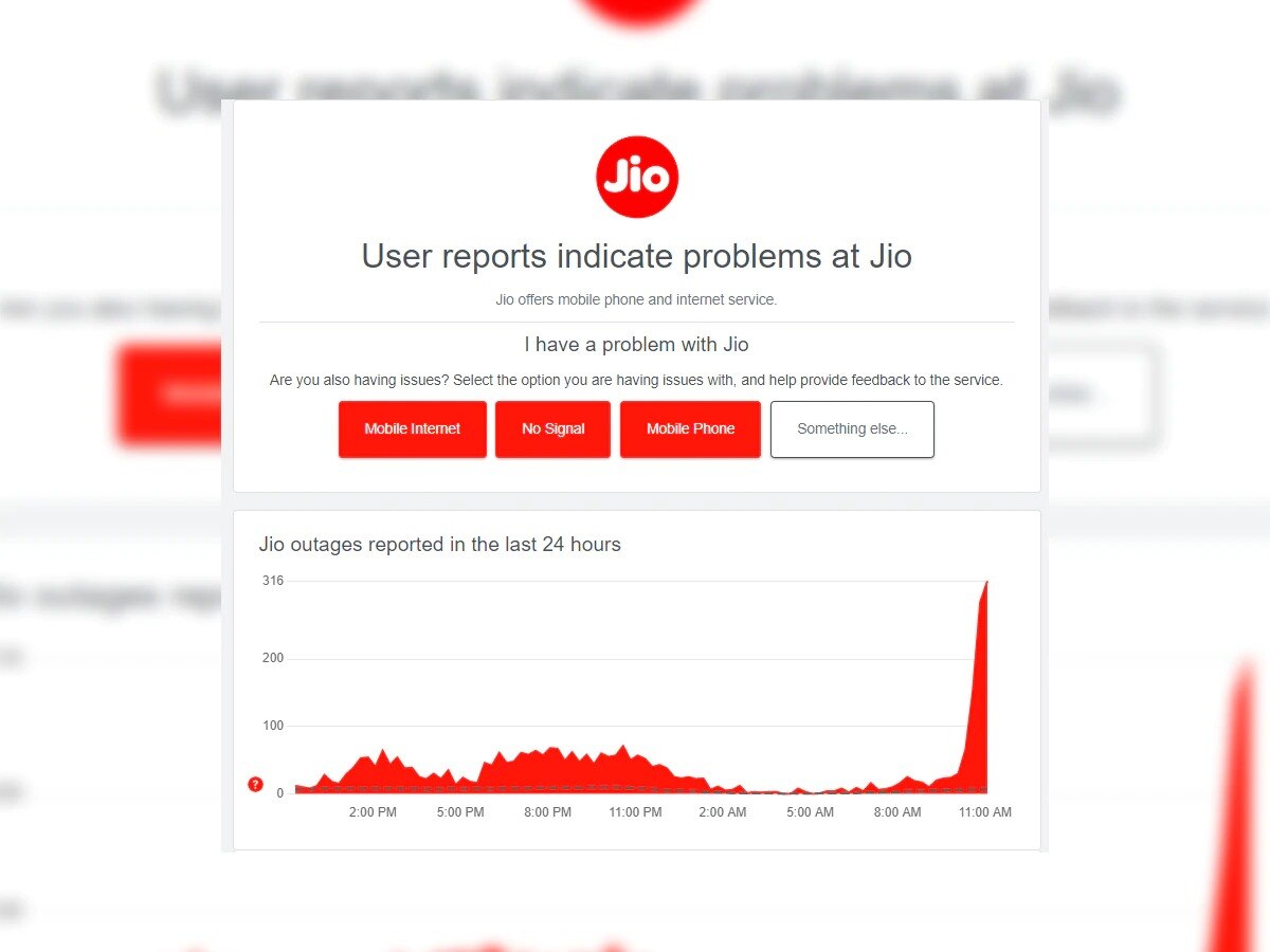 Jio Server Down : देशभरात Jio Fiber इंटरनेट सेवा ठप्प; सर्व्हर डाऊनमुळे यूजर्सना फटका