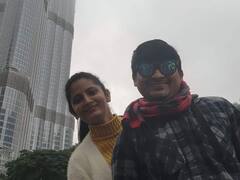 బుర్జ్ ఖలీఫా ముందు రాకింగ్‌ రాకేష్‌-జోర్దార్‌ సుజాత ఫోజులు