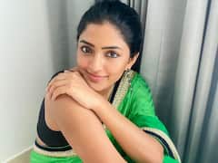 చిలక పచ్చ రంగు చీరలో అబ్బా అనిపిస్తున్న ఇషా రెబ్బ