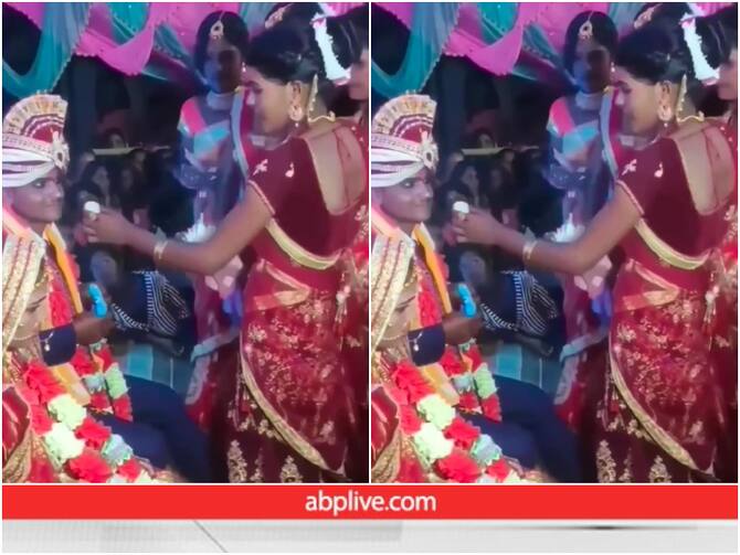 Groom Sister In Law Sweet Feeding Ceremony Funny Wedding Viral Video | Funny Video: рд╢рд╛рджреА рдХреА рд░рд╕реНрдореЛрдВ рдХреЗ рдмреАрдЪ рдЬреАрдЬрд╛ рдиреЗ рдкрдХрдбрд╝ рд▓рд┐рдпрд╛ рд╕рд╛рд▓реА рдХрд╛ рд╣рд╛рде, рдлрд┐рд░ рдЬреЛ рд╣реБрдЖ рдЙрд╕реЗ рджреЗрдЦ рд╣рдВрд╕реА Groom Sister In Law Sweet Feeding Ceremony Funny Wedding Viral Video | Funny Video: рд╢рд╛рджреА рдХреА рд░рд╕реНрдореЛрдВ рдХреЗ рдмреАрдЪ рдЬреАрдЬрд╛ рдиреЗ рдкрдХрдбрд╝ рд▓рд┐рдпрд╛ рд╕рд╛рд▓реА рдХрд╛ рд╣рд╛рде, рдлрд┐рд░ рдЬреЛ рд╣реБрдЖ рдЙрд╕реЗ рджреЗрдЦ рд╣рдВрд╕реА