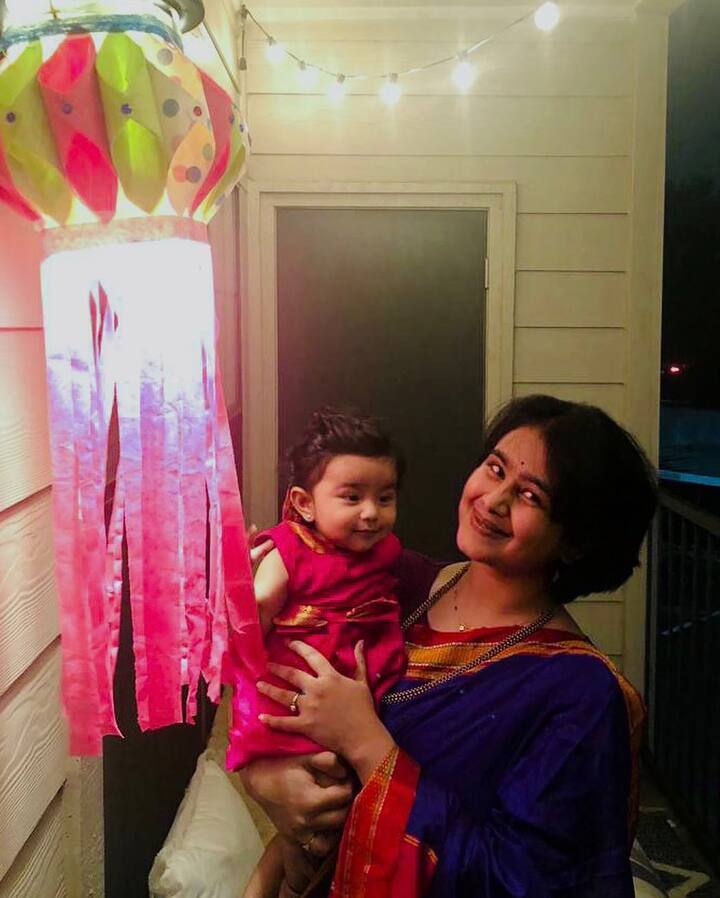 मृणालनं तिच्या मुलीचं नाव नुर्वी असं ठेवलं आहे. (mrunal dusanis/instagram)