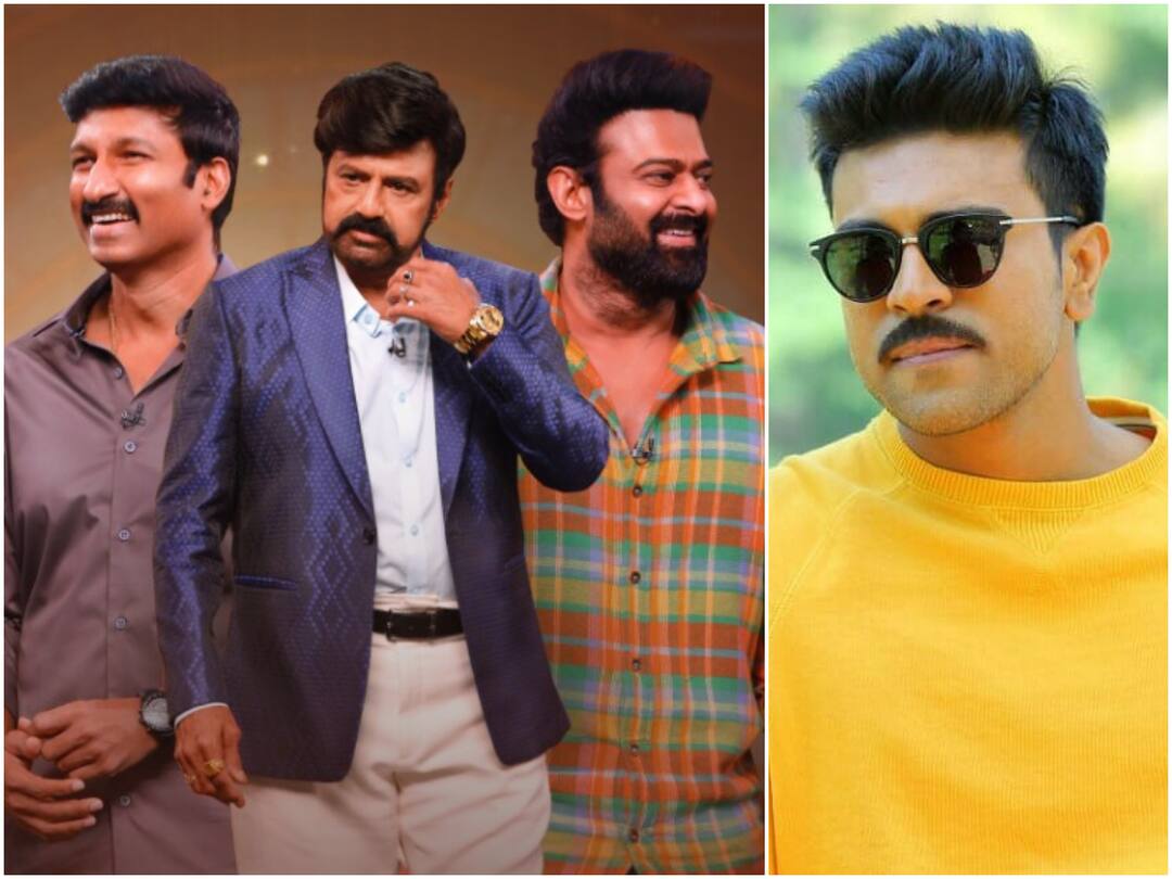 Nandamuri Balakrishna Calls Ram Charan in Unstoppable-2 Show, and asked to watch his movie first Unstoppable - 2: ఫస్ట్ నా సినిమా, ఆ తర్వాతే మీ నాన్నగారిది - రామ్ చరణ్‌తో బాలకృష్ణ