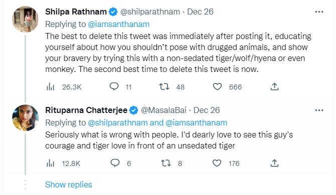 Santhanam Tiger Video: सोते बाघ के साथ संथानम को वीडियो शेयर करना पड़ा भारी, यूजर जमकर रहे निंदा