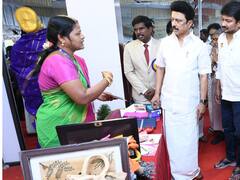 IN PICS: CM Stalin Inaugurates Projects & Gives Loans To Women SHGs In Trichy