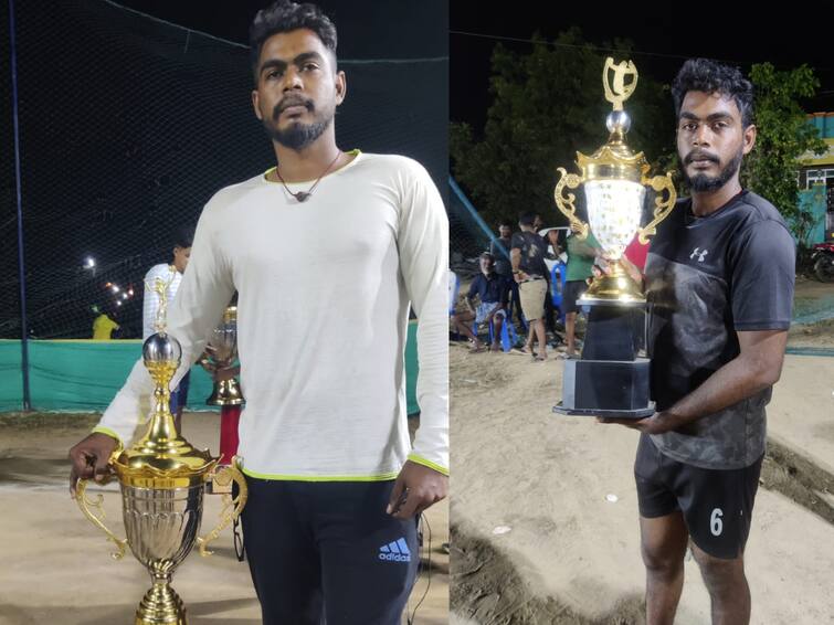 physical education teacher who went to Nepal to play volleyball fainted and died TNN நேபாலில் உயிரிழந்த கைப்பந்து வீரர்; சென்னை வந்தடைந்த உடல் - திருமாவளவன் அஞ்சலி