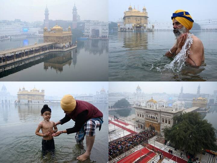 Guru Gobind Singh Jayanti 2022: Sikh devotees gathered at the Golden Temple in Amritsar to pay their respects to the tenth guru of Sikhism, Guru Gobind Singh.
