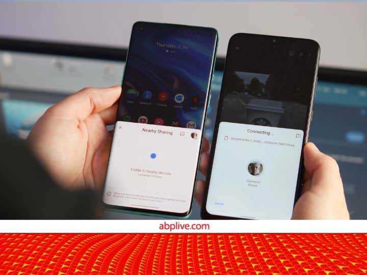 How to use nearby share feature on android know here एक फोन से दूसरे फोन में इस खास तरीके से भेजे फाइलें, कुछ ही सेकेंड में चली जाएगी बड़ी से बड़ी वीडियो