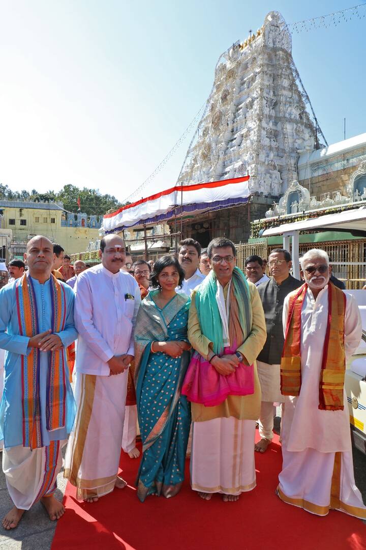 తిరుమలలో సీజేఐ చంద్రచూడ్