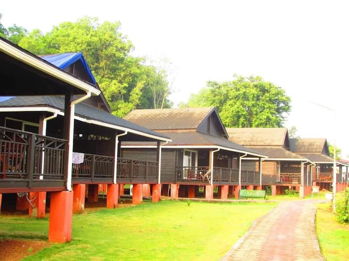 यहां पर्यटकों के ठहरने के लिए मौजूद वुड कॉटेज लोगों को काफी पसंद आ रही है. वाटरफॉल के नजदीक दंडामी रिसॉर्ट का निर्माण किया गया है और इसके साथ में लगभग 10वुड कॉटेज तैयार किए गए हैं जो देखने में काफी आकर्षक हैं.