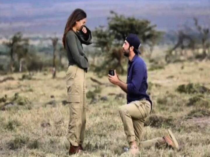Unseen Pic Of Ranbir Kapoor-Alia Bhatt Romantic Proposal From Kenya Goes Viral Unseen Pic Of Ranbir Kapoor-Alia Bhatt Romantic Proposal From Kenya Goes Viral