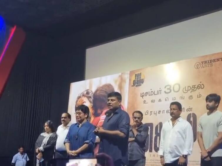sembi tamil movie premiere show prabhu solomon speech kovai sarala ashwin kumar Prabhu Solomon on Sembi : “ ‘முள்ளும் மலரும்’ மாதிரி எடுக்க முயற்சி பண்ணிருக்கோம்” - மேடையில் எமோஷனல் ஆன பிரபுசாலமன்!