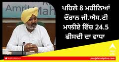 Punjab Government: FM ਚੀਮਾ ਦਾ ਦਾਅਵਾ, ਪਹਿਲੇ 8 ਮਹੀਨਿਆਂ ਦੌਰਾਨ ਜੀ.ਐਸ.ਟੀ ਮਾਲੀਏ ਵਿੱਚ 24.5 ਫੀਸਦੀ ਦਾ ਵਾਧਾ