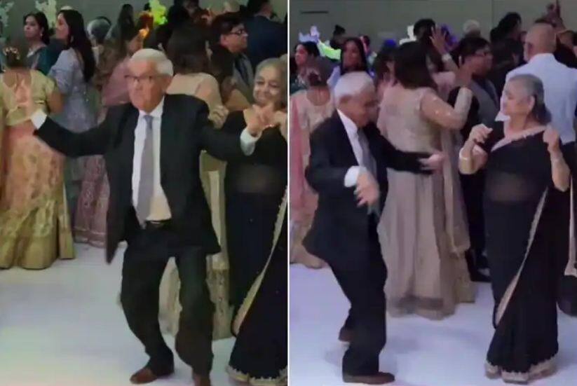 an elderly man is seen dancing briskly video goes viral Viral Video: ਡਾਂਸ ਫਲੋਰ 'ਤੇ 82 ਸਾਲਾ ਬਜ਼ਰਗ ਵਿਅਕਤੀ ਨੇ ਮਚਾਈ ਦਹਿਸ਼ਤ, ਐਨਰਜੀ ਲੈਵਲ ਦੇਖ ਕੇ ਦੰਗ ਰਹਿ ਗਏ ਯੂਜ਼ਰਸ
