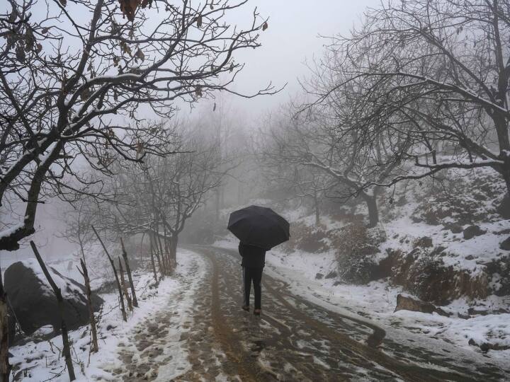 Snowfall 2023: उत्तर भारतात पारा घसरला असून थंडीचा गारठा वाढला आहे. अनेक ठिकाणी बर्फवृष्टीही झाल्याचं पाहायला मिळतंय.