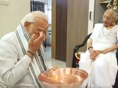 'मां के पैर धोकर आंखों से लगाया पानी' हीराबेन ने चूमा लिया था माथा, दिल जीत लेगा मां-बेटे का इमोशनल बॉन्ड