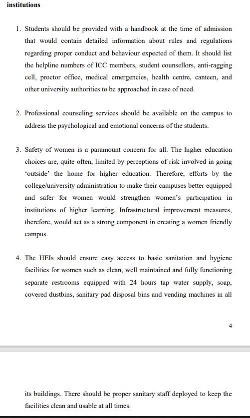 UGC Guidelines: மாணவிகள், பேராசிரியைகளுக்கு தற்காப்பு பயிற்சிகளை தினசரி வழங்க வேண்டும் - யு.ஜி.சி. அறிவிப்பு