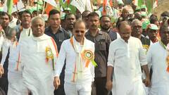 সাগর থেকে পাহাড় কর্মসূচির দ্বিতীয় দিনে কাকদ্বীপে পৌঁছল প্রদেশ কংগ্রেসের পদযাত্রা