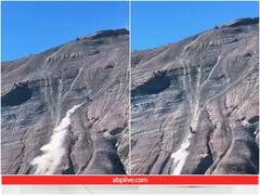 खड़ी चट्टान पर बाइक लेकर चढ़ गया शख्स, स्टंट देख हैरत में पड़े यूजर्स