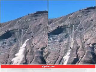 Viral Video: खड़ी चट्टान पर बाइक लेकर चढ़ गया शख्स, स्टंट देख हैरत में पड़े यूजर्स