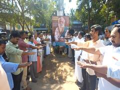 தமிழ்நாட்டு மக்களை சோதனை எலிகளாக மாற்றாமல் காப்பாற்ற வேண்டும் - விவசாயிகள் உறுதிமொழி