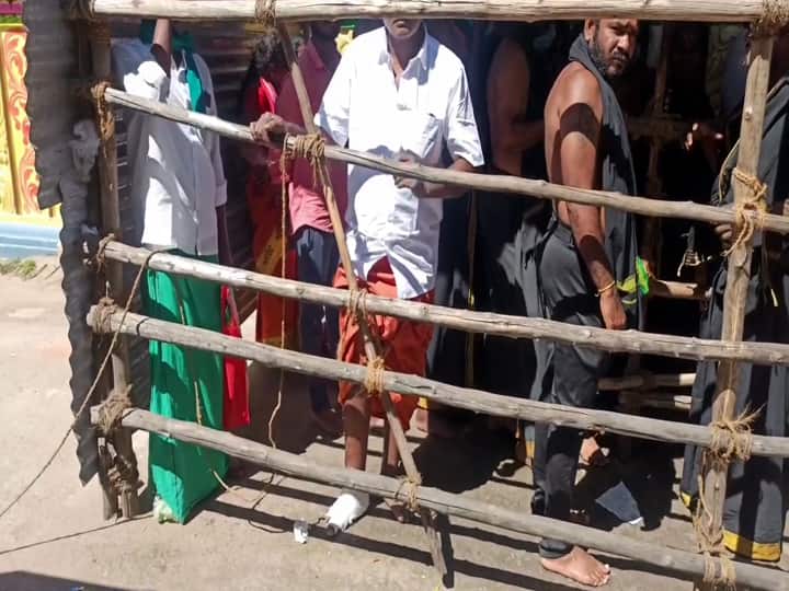 பழனியில் மாற்றுத்திறனாளி பக்தரை நீண்ட வரிசையில் காத்திருக்க வைத்த கோயில் நிர்வாகம்