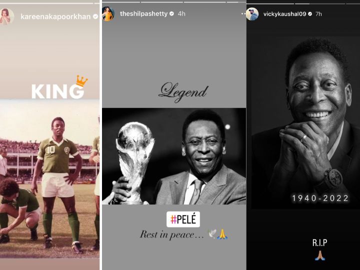 Pele Passed Away: करीना कपूर से लेकर विक्की कौशल तक, फुटबॉल के जादूगर पेले के निधन पर शोक में डूबे ये सेलेब्स