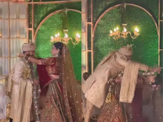 Viral Video: ਜਦੋਂ ਲਾੜਾ ਮਾਲਾ ਪਾਉਣ ਗਿਆ ਤਾਂ ਲਾੜੀ ਨੂੰ ਯਾਦ ਆਇਆ ਯੋਗਾ! ਕੀਤਾ ਕੁਝ ਅਜਿਹਾ ਜਿਸ ਨਾਲ ਉੱਡ ਗਏ ਸਾਰਿਆਂ ਦੇ ਹੋਸ਼