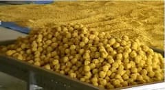 PHOTO : नववर्षाच्या पार्श्वभूमीवर साई संस्थानने तब्बल 9 टन बुंदीच्या लाडूचा प्रसाद बनवला