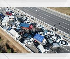 China Accident : 200 हून अधिक गाड्यांचा भीषण अपघात, धुक्यामुळे घडली दुर्घटना