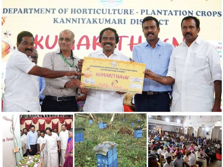 Western Ghats in Tamil Nadu are naturally rich in pollen producing plants for honey cultivation-minister mano thangaraj TNN பேச்சிப்பாறையில் உற்பத்தியாகும் தேனுக்கு குமரி தேன் என பெயர்