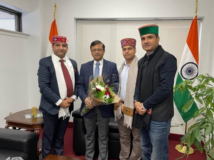 Himachal Pradesh Brand Himachali handicraft Canada HPGA Members Meet Indian High Commissioner Sanjay Verma Himachal Pradesh: कनाडा में ब्रांड हिमाचली हस्तकला को लोकप्रिय बनाने की पहल, भारतीय उच्चायुक्त से मिले एचपीजीए के सदस्य