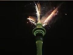 New Year 2023: Fireworks From Auckland Sky Tower Marks New Zealand's Celebrations. See Pics