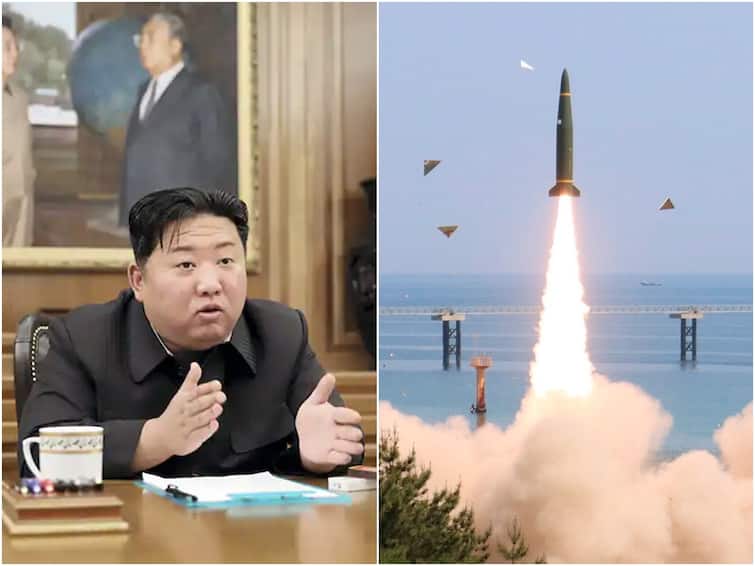 North Korea fired ballistic missile sea between korean peninsula japan know details North Korea Missile : हुकुमशाह किम जोंगची अमेरिकेशी युद्धाची तयारी? उत्तर कोरियाकडून पुन्हा एकदा क्षेपणास्त्र चाचणी