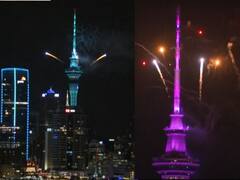 New Year 2023: Fireworks From Auckland Sky Tower Marks New Zealand's Celebrations. See Pics