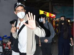 Hrithik Roshan Airport Look: गर्लफ्रेंड सबा आजाद और बेटों के साथ वेकेशन से वापस लौटे ऋतिक रोशन, स्टाइलिश लुक में हुए स्पॉट