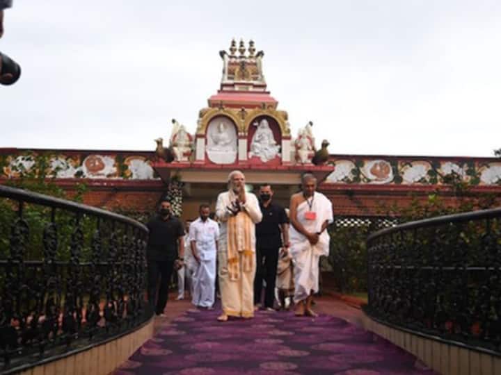 पीएम नरेंद्र मोदी आदि शंकर जन्मभूमि के दौरे पर.
