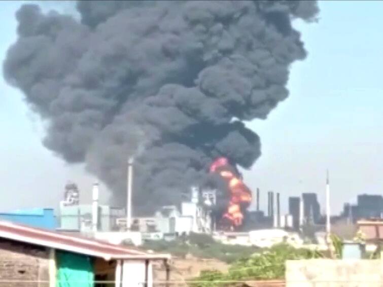 Massive Fire Breaks Out At Factory In Maharashtra's Nashik Massive Fire Breaks Out At Factory In Maharashtra's Nashik