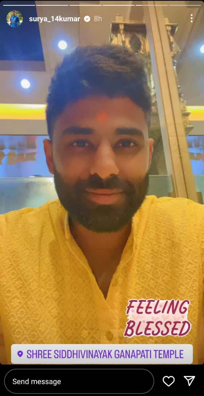 New Year 2023: गणेश जी का आशीर्वाद लेकर सूर्यकुमार यादव ने किया 2023 का वेलकम, दर्शन के लिए पहुंचे सिद्धिविनायक मंदिर