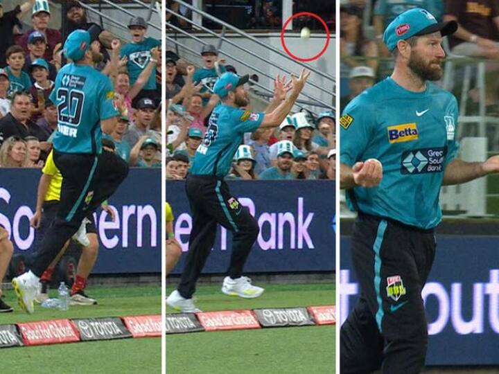 Michael Neser took brilliant catch of Sydney Sixers batsman Jordan Silk in Big Bash League goes viral on social media Video: ब्रिस्बेन हीट के खिलाड़ी ने पकड़ा हैरतअंगेज कैच, बैट्समैन समेत किसी को नहीं हुआ भरोसा, वीडियो वायरल