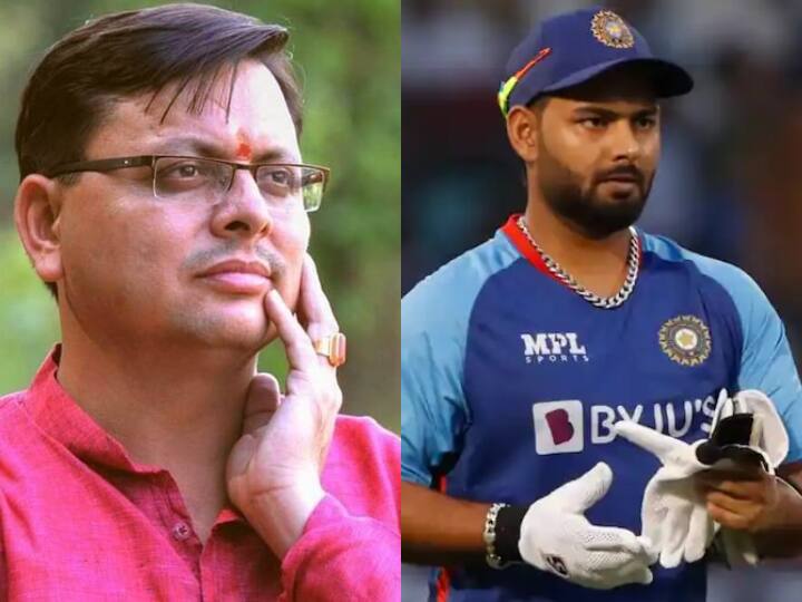 Uttarakhand Chief Minister Pushkar Singh Dhami said that the accident happened due to pothole coming in the way of Rishabh Pant Rishabh Pant Accident: गड्ढा, ओवरस्पीडिंग या झपकी? मुख्यमंत्री पुष्कर सिंह धामी ने ऋषभ पंत के एक्सीडेंट की बताई वजह