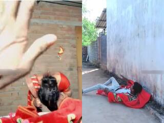 Viral Video: पहले पति के पैर छुए और फिर उठाकर बाहर फेंक दिया, यहां देखें पूरा वीडियो