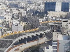 Telangana Minister KTR Inaugurates Multi-Level Kothaguda Flyover In Hyderabad - See PICS