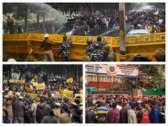 Massive Protest Held By Locals In Sultanpuri Demanding Justice For Delhi Woman Dragged By Car. In Pics