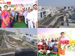 Telangana Minister KTR Inaugurates Multi-Level Kothaguda Flyover In Hyderabad - See PICS