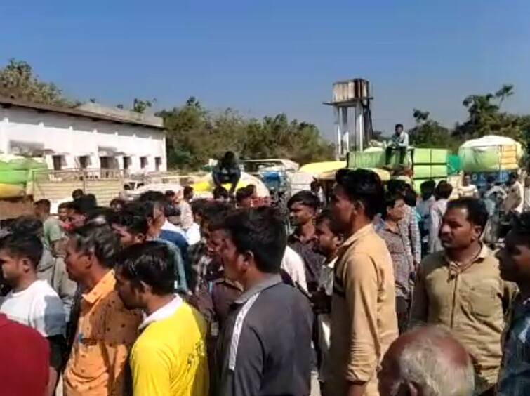 Chhotaudepur : Know why Sankheda district APMC farmers on strike Chhotaudepur : સંખેડા તાલુકાની APMCમાં ખેડૂતો કેમ ઉતર્યા  હળતાલ પર ?