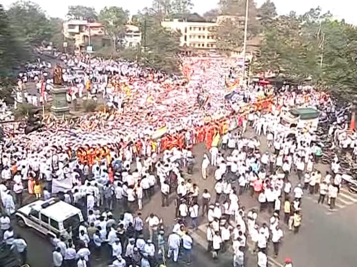 सम्मेद शिखरजी पर्यटनस्थळ घोषित केल्याचा निषेधार्थ मोर्चाचे आयोजन करण्यात आले आहे