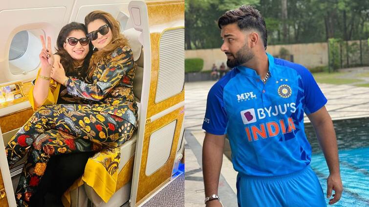 Urvashi Rautela's mother Meera wishes Rishabh Pant speedy recovery in social media Urvashi Rautela on Rishabh: 'ঋষভ পন্থের জন্য প্রার্থনা করুন', ভারতীয় তারকার আরোগ্য কামনা করে পোস্ট উর্বর্শীর মায়ের