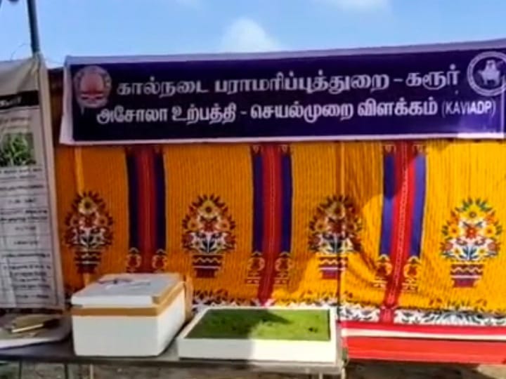 கரூரில்  சிறப்பு கால்நடை சுகாதாரம் மற்றும் விழிப்புணர்வு முகாம் - 1,044 கால்நடைகளுக்கு சிகிச்சை