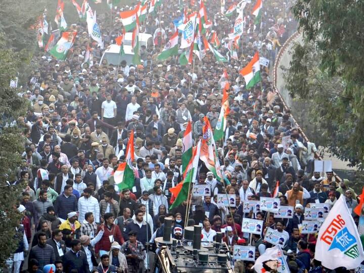 Priyanka Gandhi called her elder brother a 'warrior' who was wearing the 'shield of truth' and was not afraid of anyone. The yatra will cross Uttar Pradesh over a span of three days before re-entering Haryana on January 6. (Source: PTI)